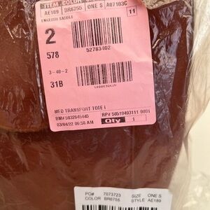 Madewell Medium Transport Leather Tote